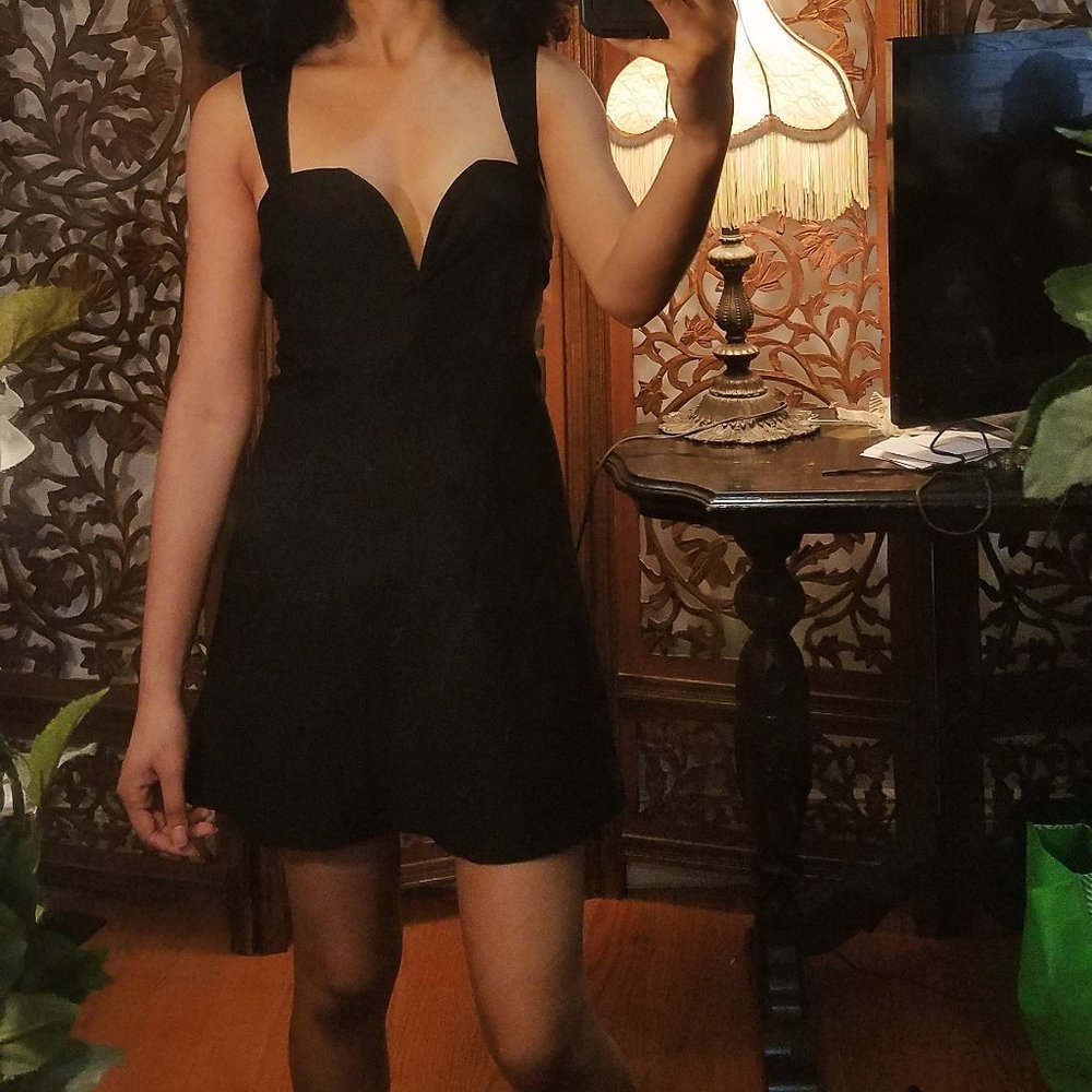 black sweetheart tobi mini swing dress